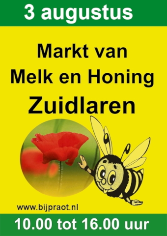 Promotiemateriaal van de Markt van Melk en Honing - de poster op A4-formaat   (klik voor vergroting)