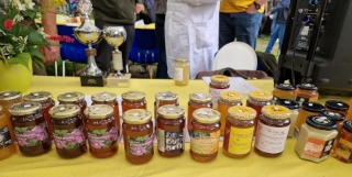 Te keuren lekkerste honing op de markt van Melk en Honing en Honingkeuringkeuring 2023   (klik voor vergroting)