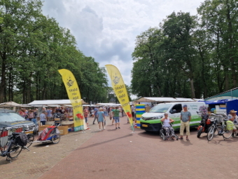 Entree vanaf de Stationsweg naar de markt van Melk en Honing 2024