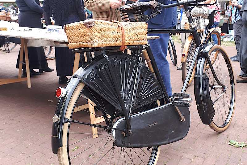 Historische fietsen van de Historische Fietsgroep 'Noord'