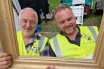 Twee van de vier marktmeesters